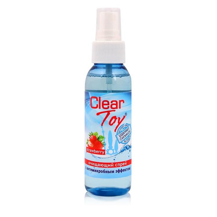 Очищающий спрей для секс-игрушек "CLEAR TOY" с ароматом "Клубника", Bioritm