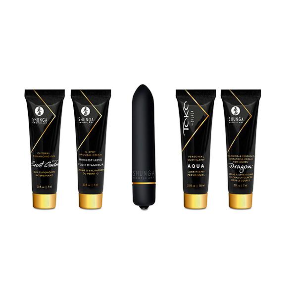 Набор для женщин с вибропулей "Naughty Geisha Kit", Shunga
