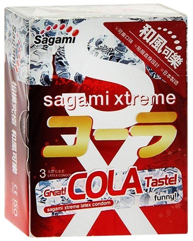 Презервативы Sagami Xtreme Cola с ароматом Кока-колы