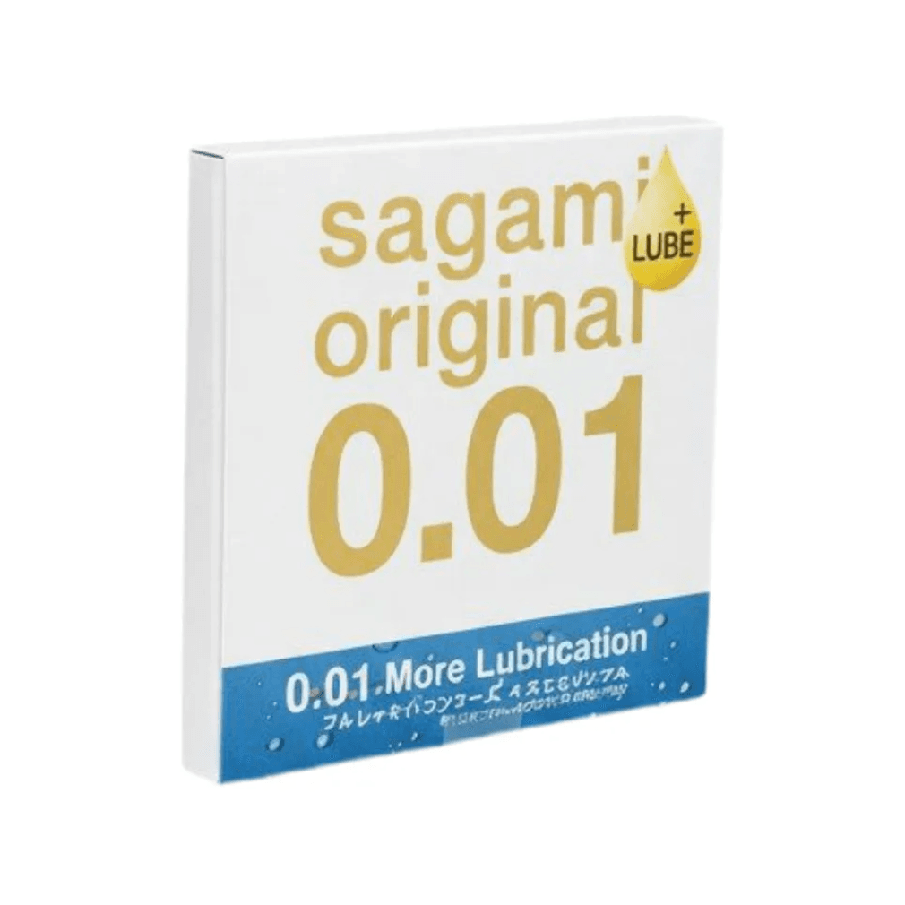 Ультратонкие презервативы Sagami "Original 001 EXTRA LUB"