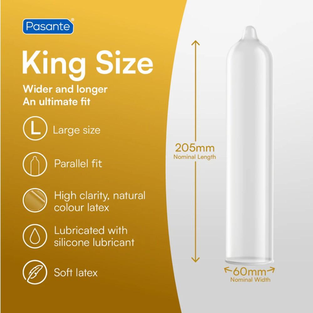 Большие презервативы Pasante King Size