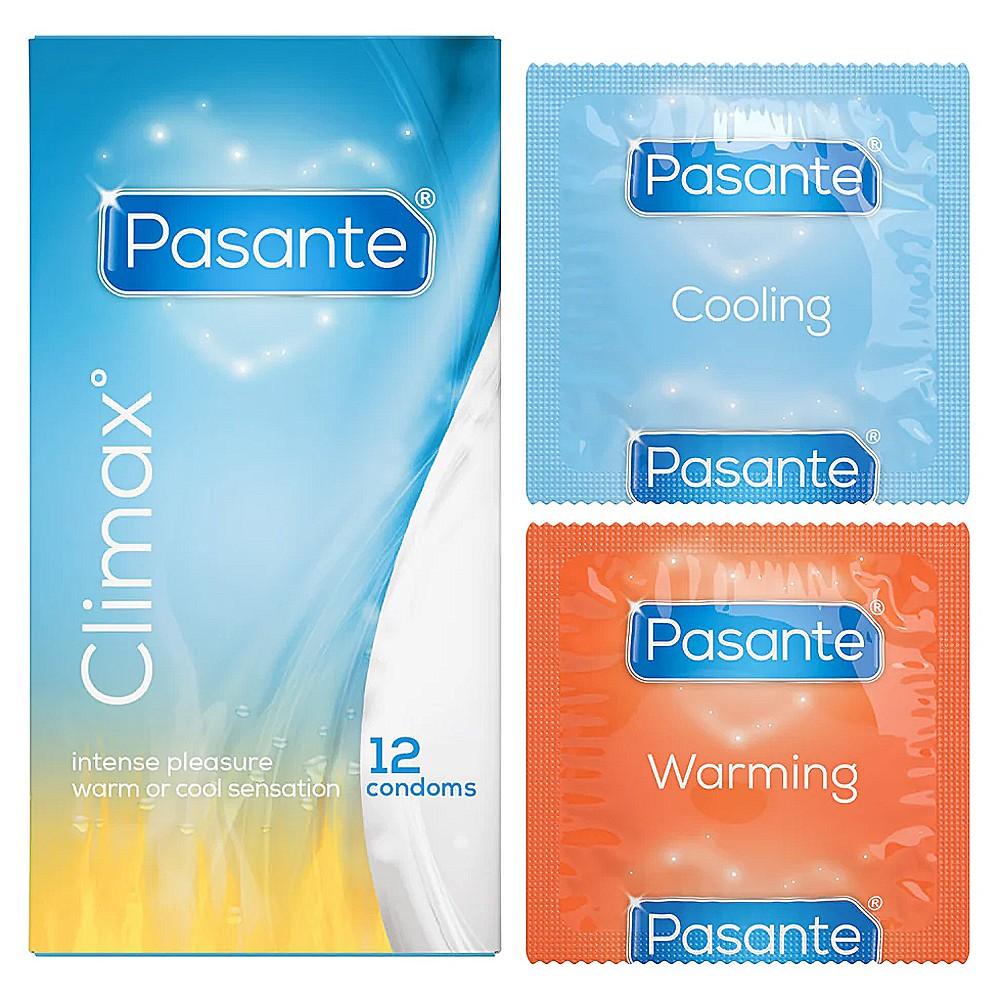 Ребристые презервативы Pasante Climax Жар и Холод
