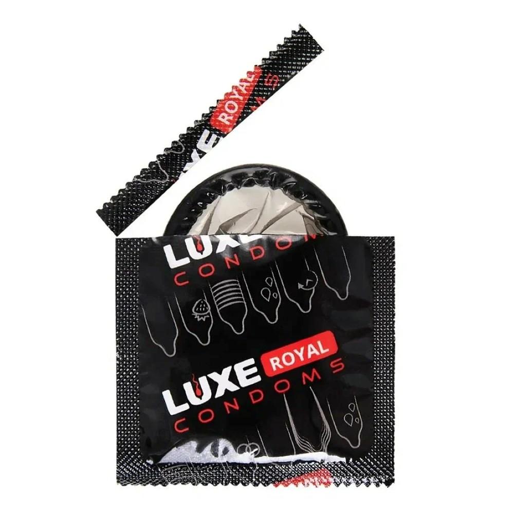 Презервативы LUXE ROYAL Black Collection черного цвета