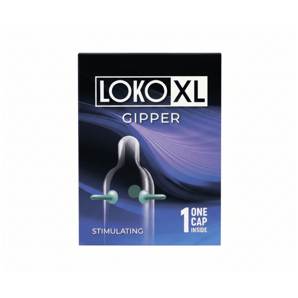 Презерватив насадка с усиками "LOKO XL GIPPER с возбуждающим эффектом", Sitabella