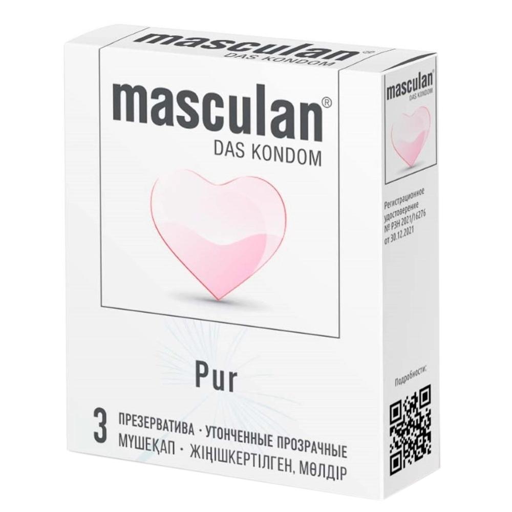 Ультратонкие презервативы Masculan Pur