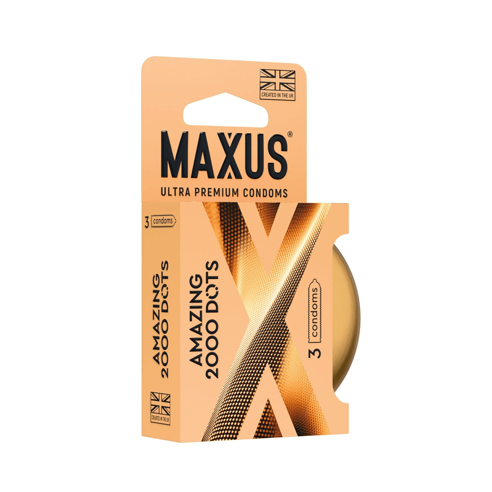 Ультратонкие презервативы точечные "Amazing", MAXUS