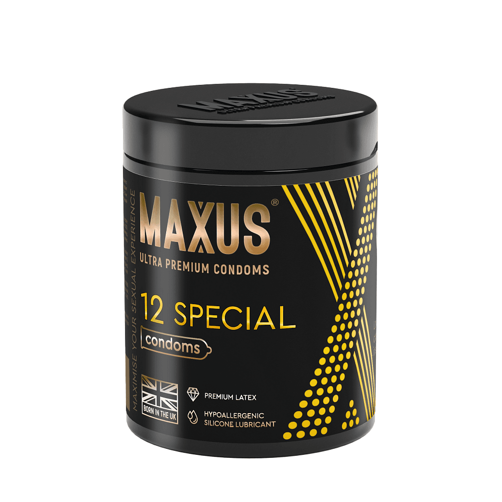 Ультратонкие ребристые презервативы "Special", MAXUS