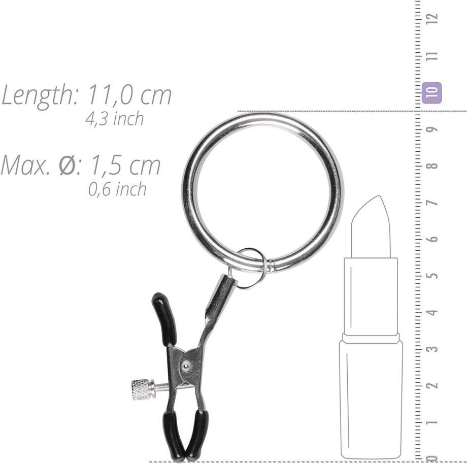 Зажимы для сосков Nipple Clamps With Large Rings