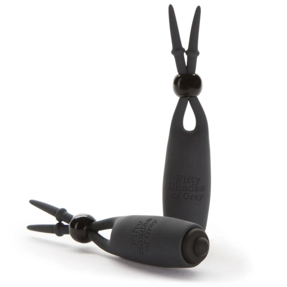 Силиконовые зажимы на соски Vibrating Nipple Clamps с вибрацией