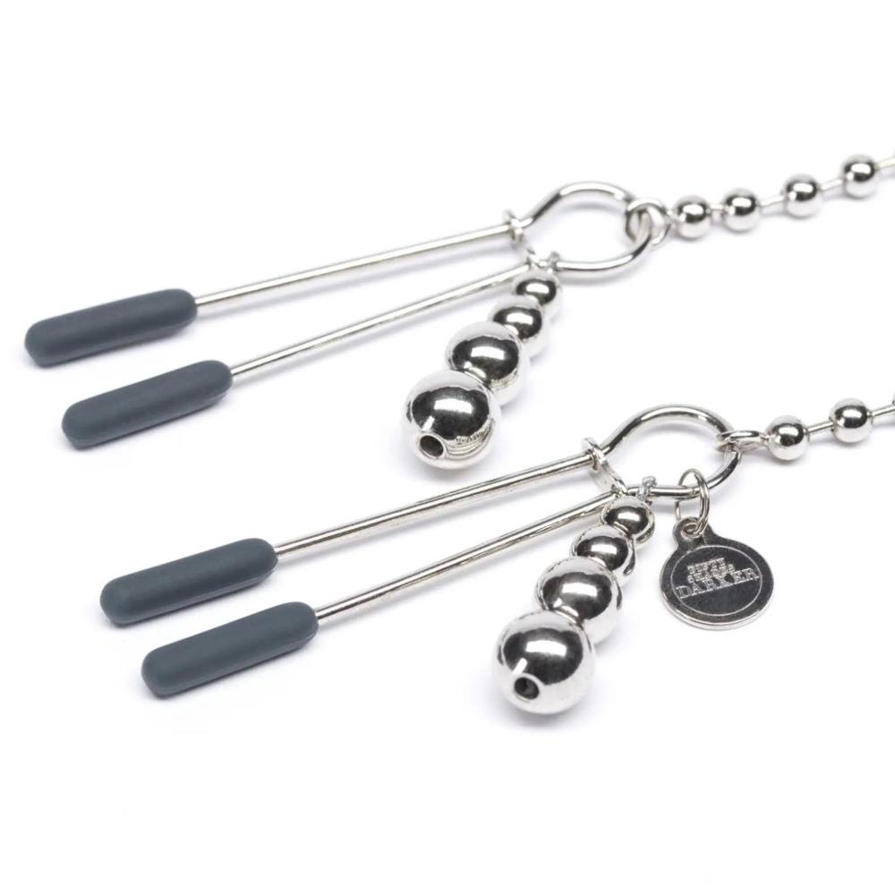 Зажимы на соски Mercy Chained Nipple Clamps с цепью