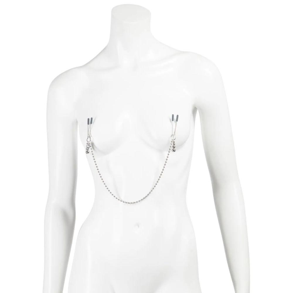 Зажимы на соски Mercy Chained Nipple Clamps с цепью