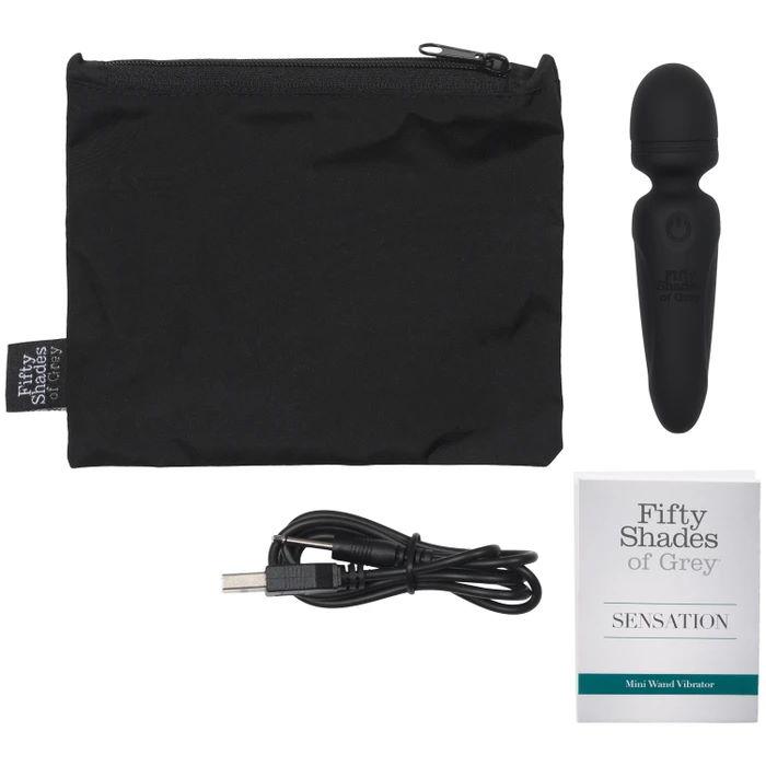 Мини вибромассажер Sensation Rechargeable Mini Wand Vibrator
