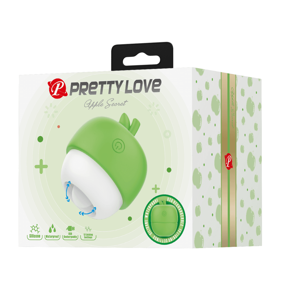 Стимулятор клитора с эффектом язычка "Apple Secret", Pretty Love