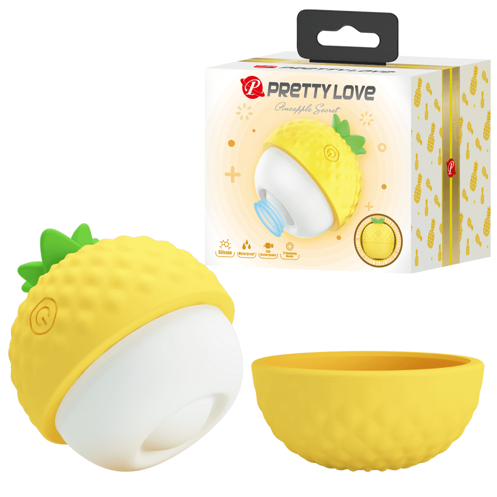 Стимулятор клитора с эффектом постукивания "Pineapple Secret", Pretty Love