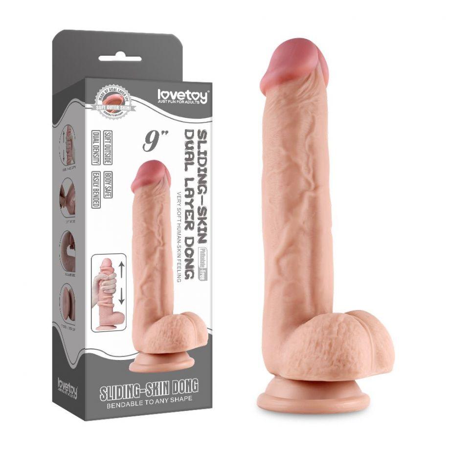 Фаллоимитатор "9 Sliding Skin"