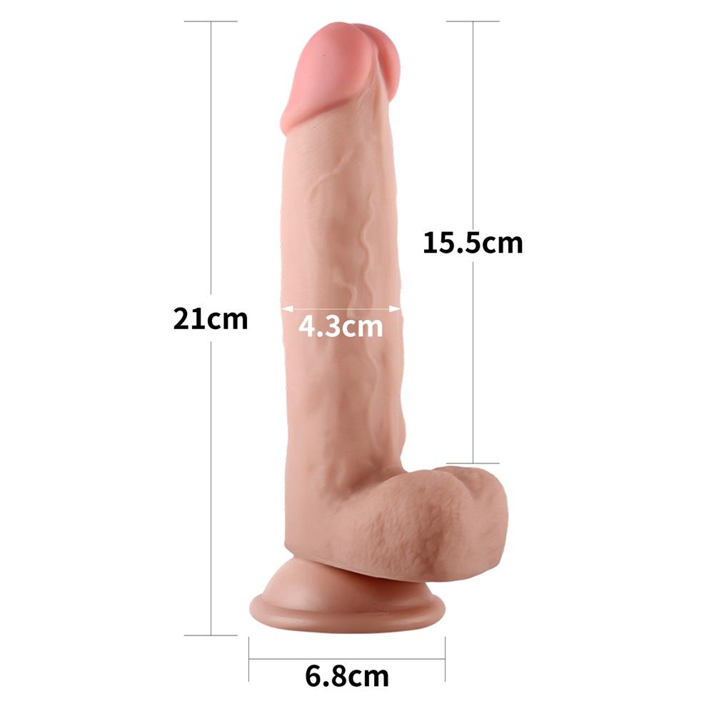 Фаллоимитатор "8 Sliding Skin"
