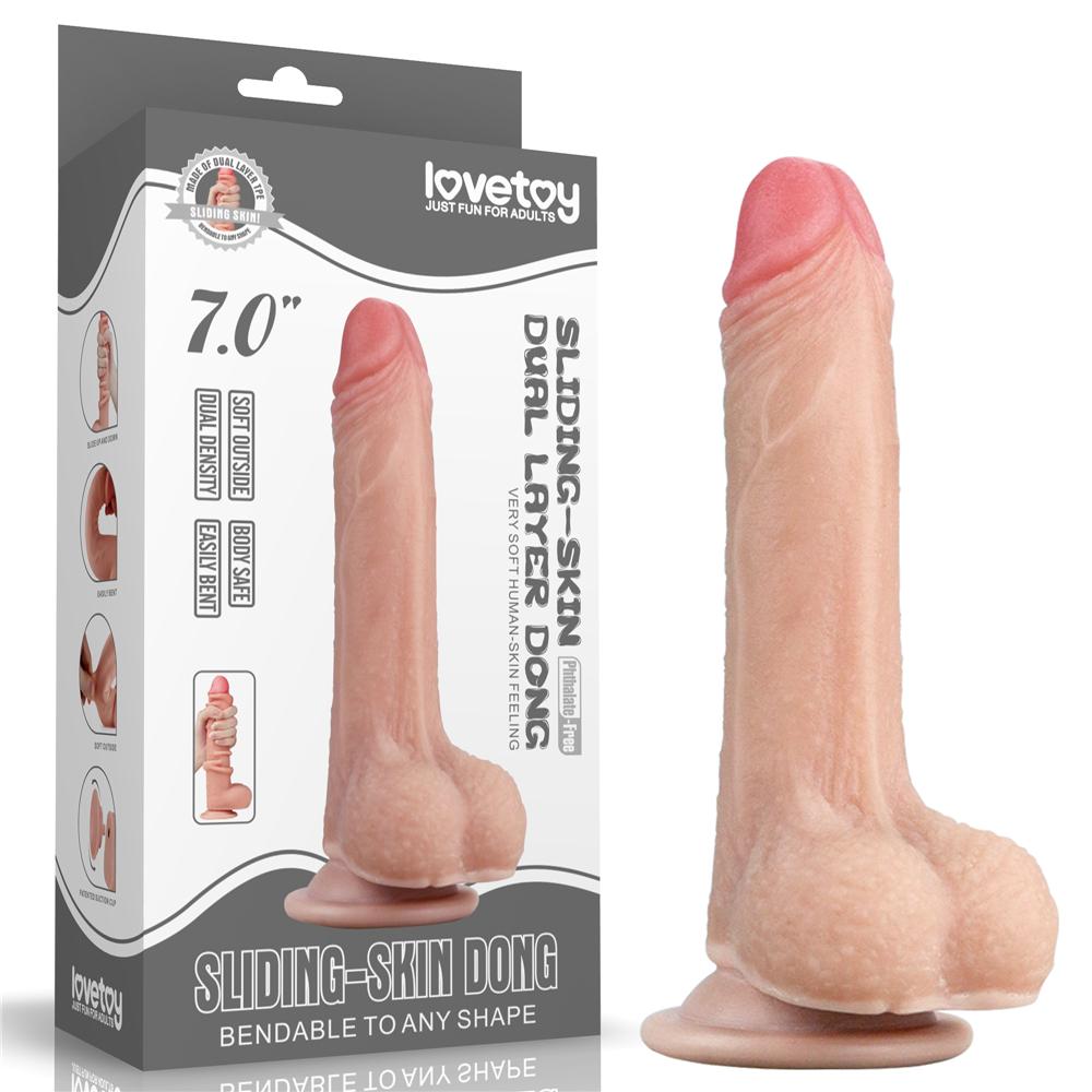 Фаллоимитатор "7 Sliding Skin"
