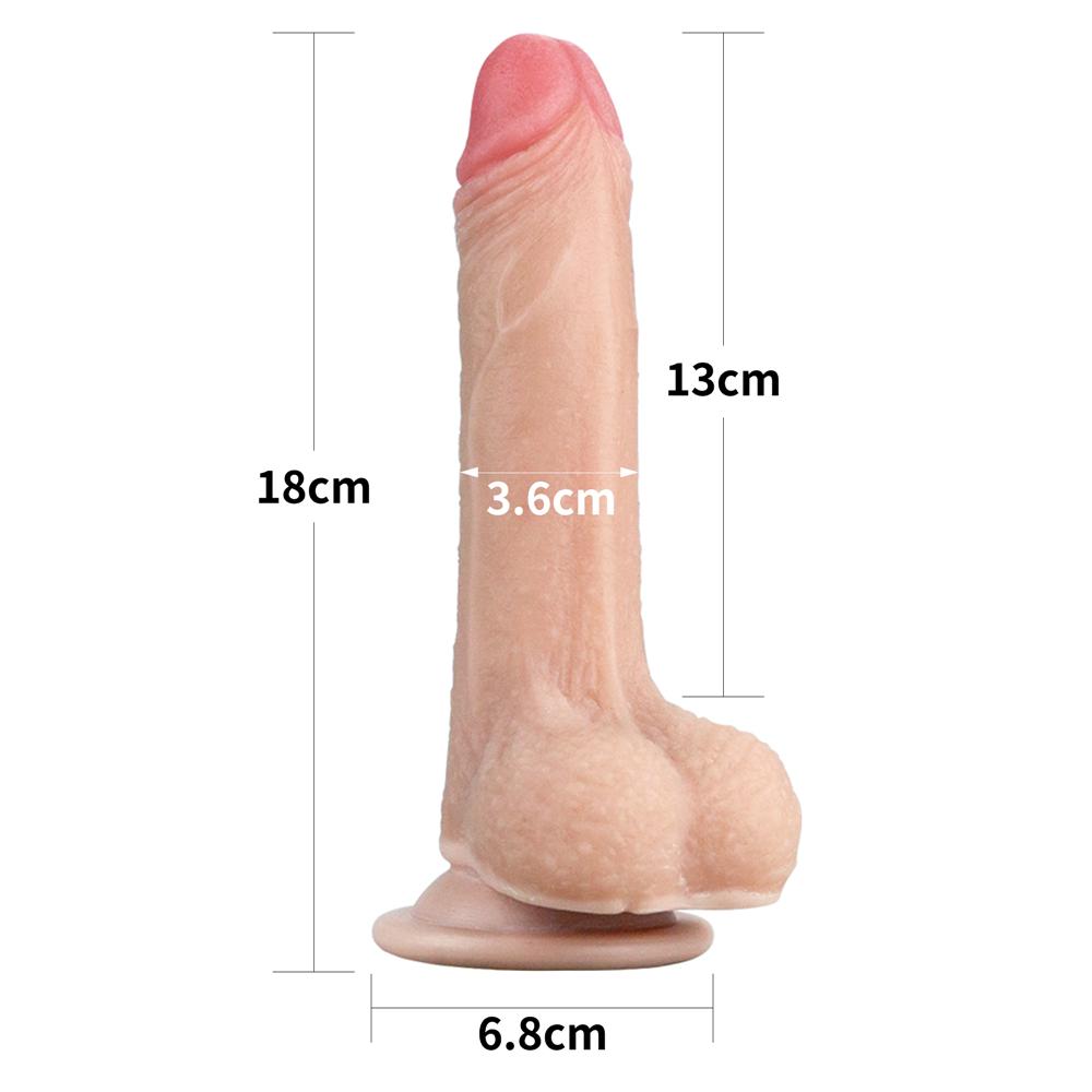 Фаллоимитатор "7 Sliding Skin"