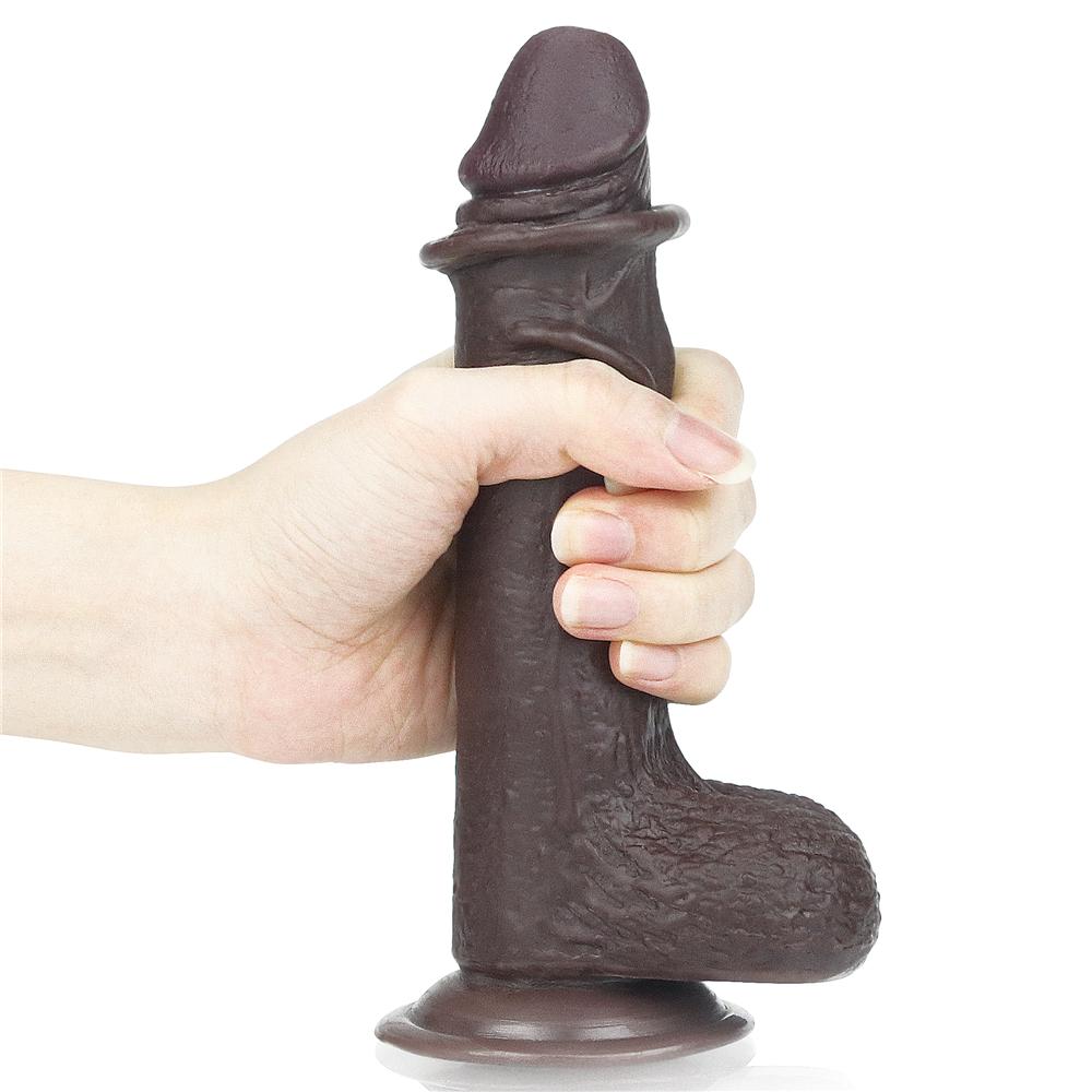 Фаллоимитатор "7 Sliding Skin Black"