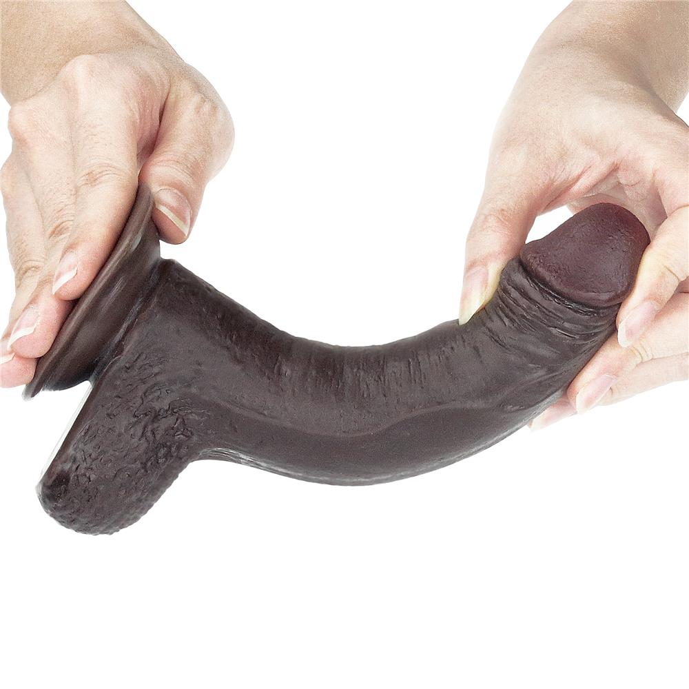 Фаллоимитатор "7 Sliding Skin Black"