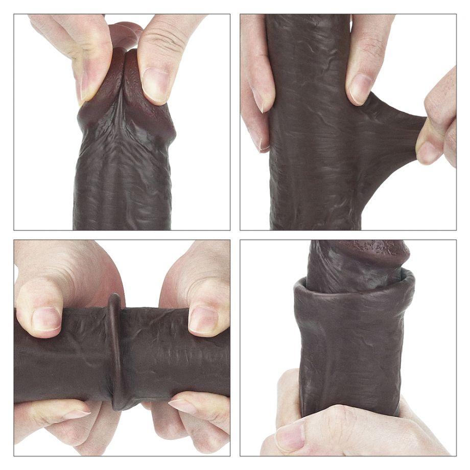 Фаллоимитатор "9 Sliding Skin Black"