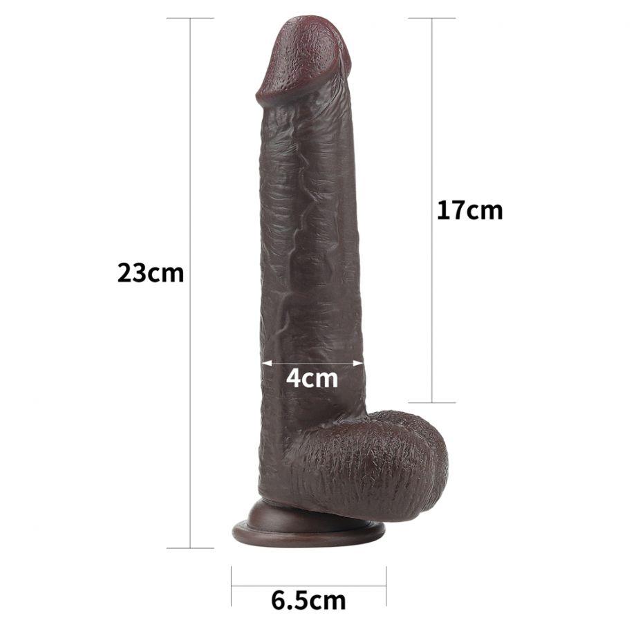 Фаллоимитатор "9 Sliding Skin Black"