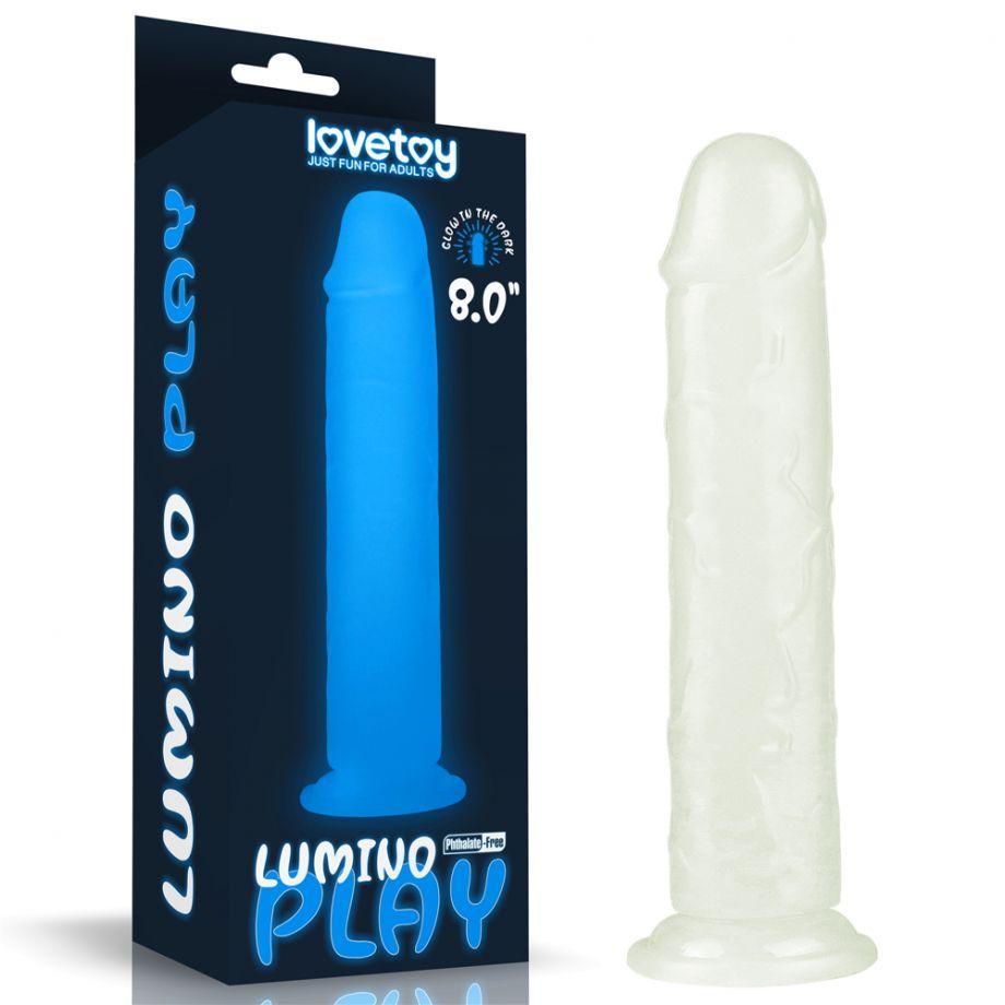 Фаллоимитатор "8 Lumino Play" светящийся в темноте