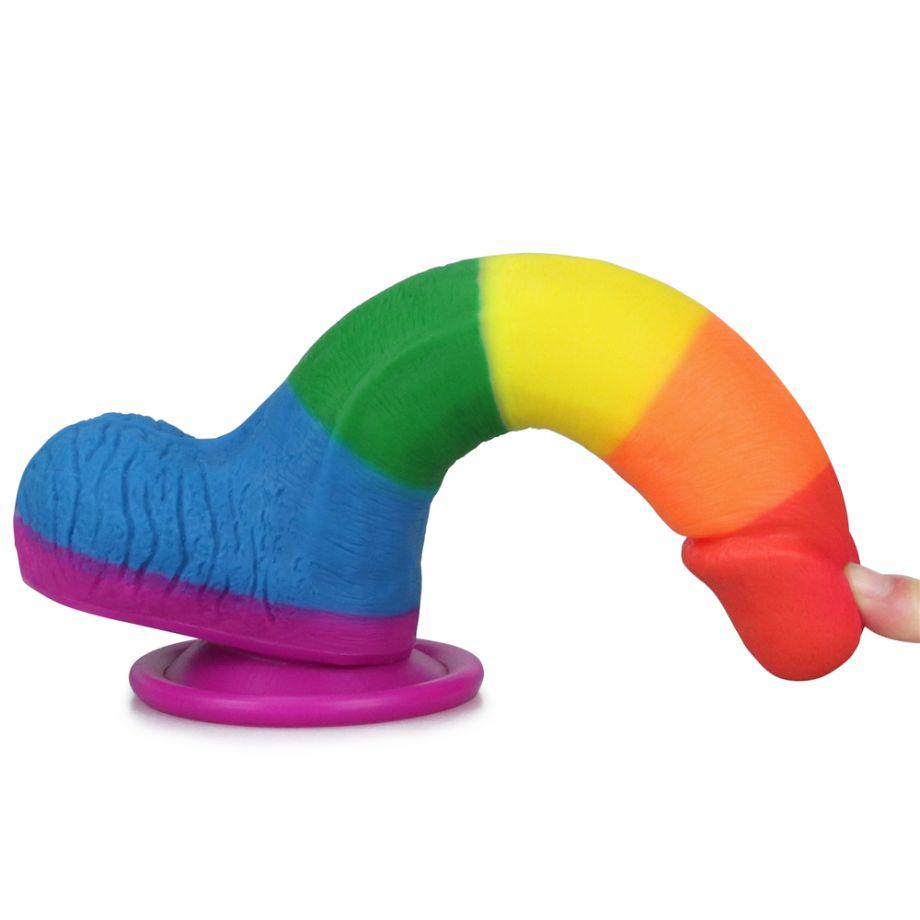 Радужный фаллоимитатор "7.5 Prider Dildo"