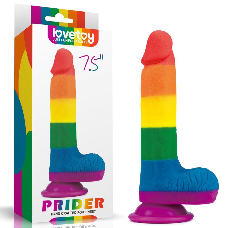 Радужный фаллоимитатор "7.5 Prider Dildo"