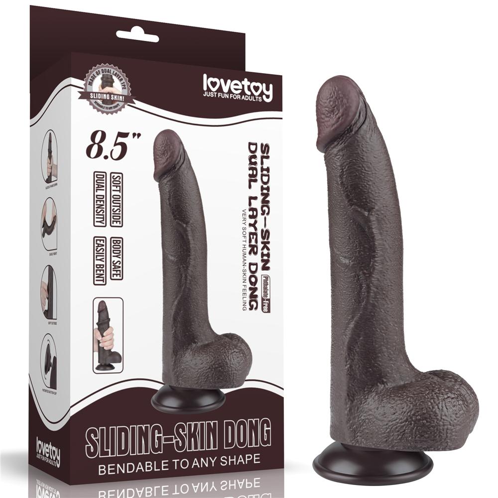 Фаллоимитатор "Dual Layer Dong 7" на присоске