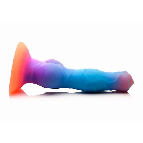 Светящийся в темноте космический дилдо Silicone Alien Dildo