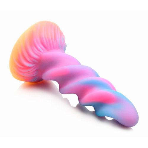 Светящийся в темноте член мифического единорога Unicorn Dildo