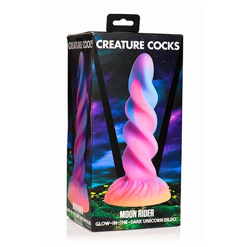 Светящийся в темноте член мифического единорога Unicorn Dildo