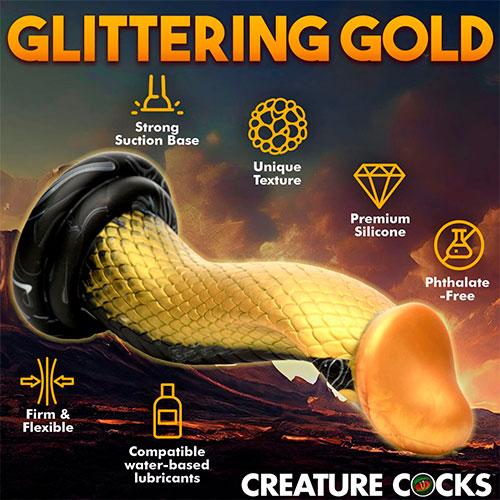 Золотая мамба Golden Mamba Dildo