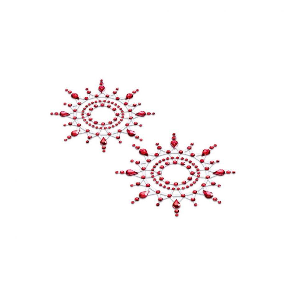 Пэстисы на соски Gloria Bodysticker - Set of 3 со стразами
