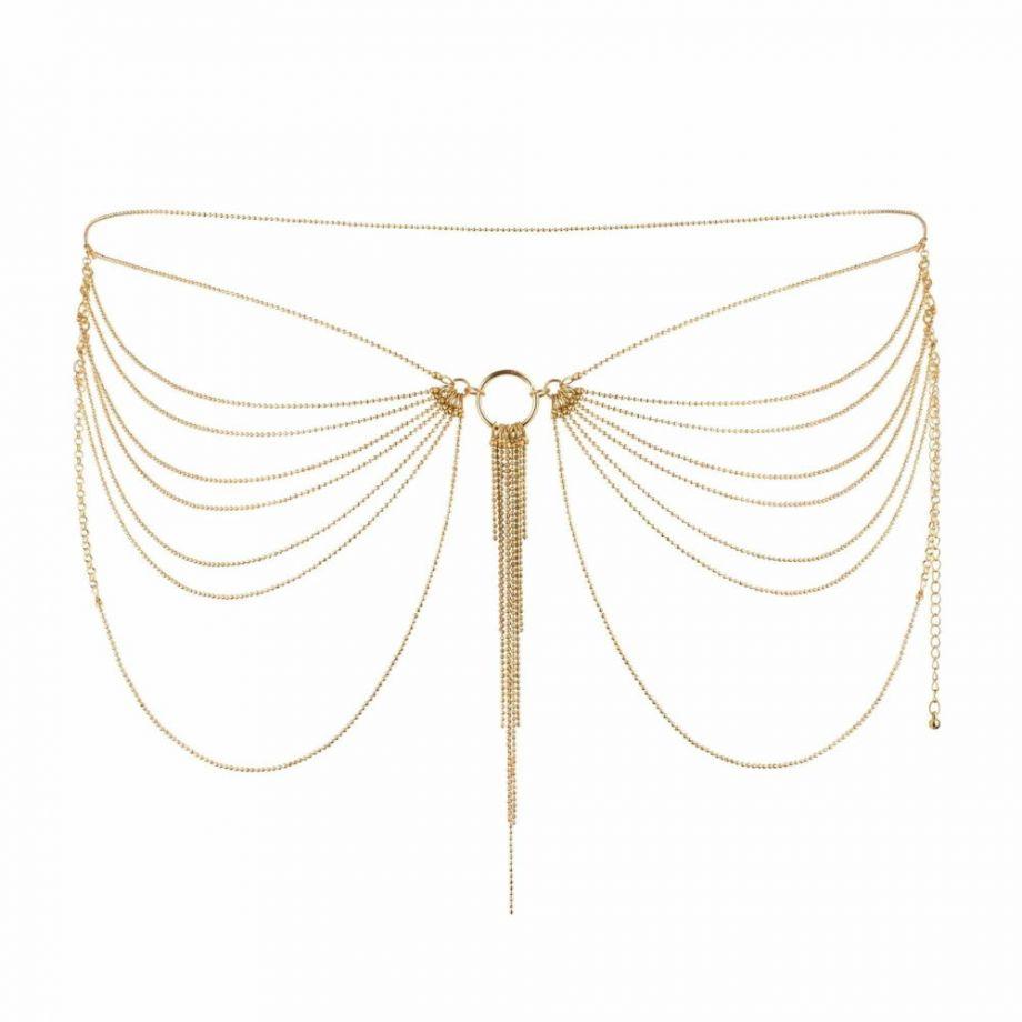 Metallic chain waist jewelry украшение на бедра
