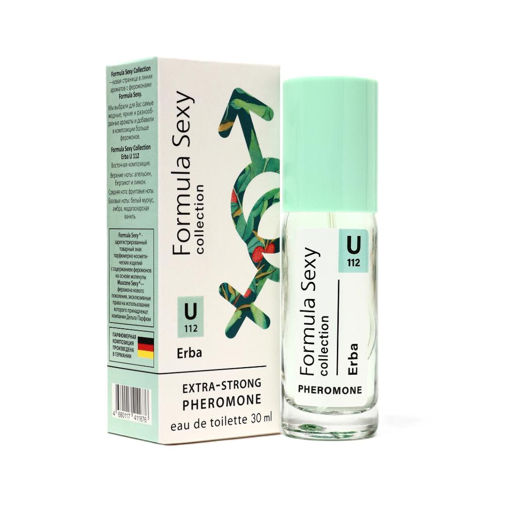 Парфюмерная вода с феромонами для женщин "Formula Sexy Collection Erba"