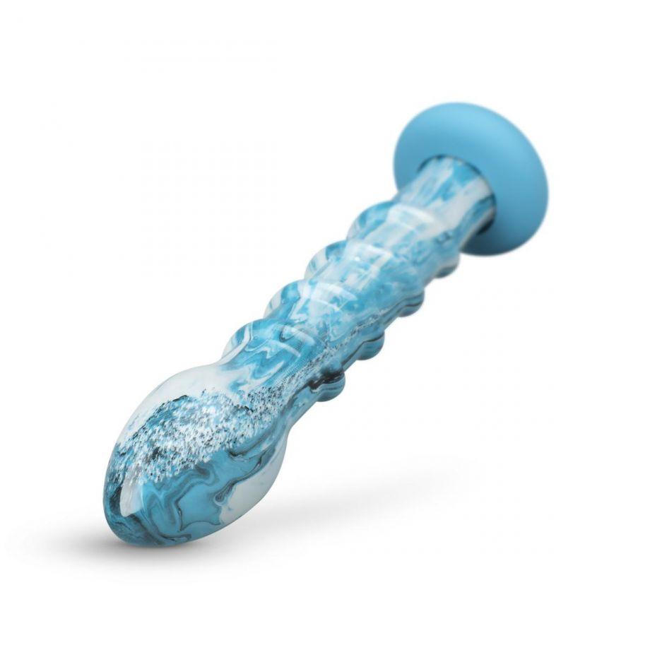 Стекло фаллос Ocean Wave Glass Dildo