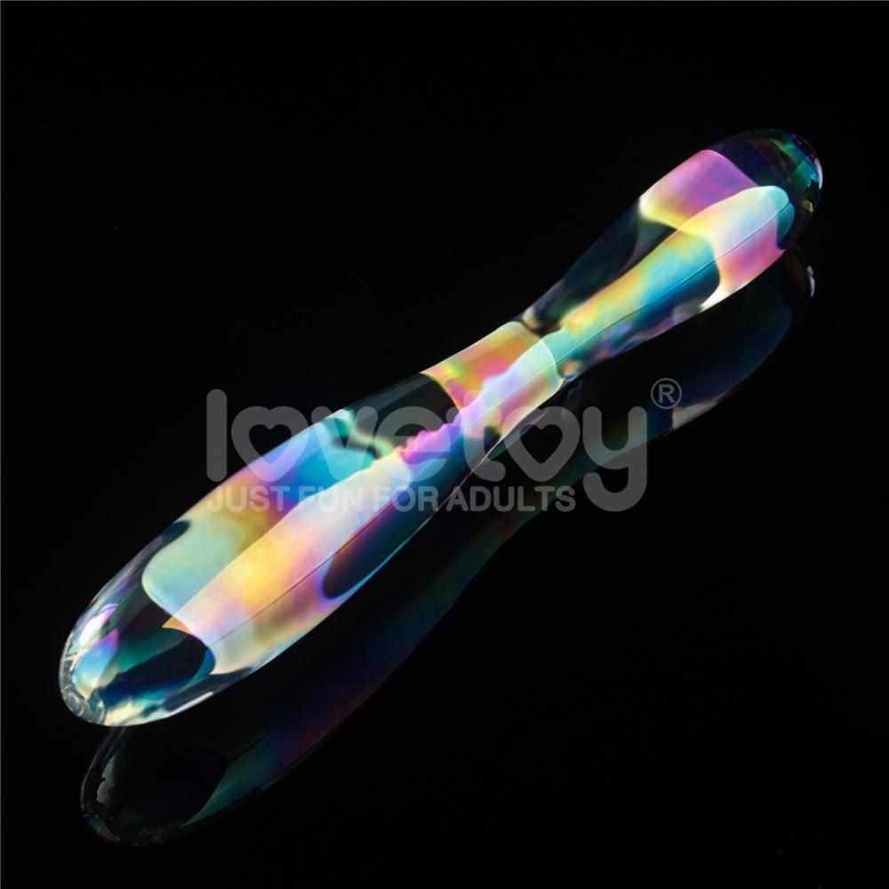 Стеклянный фаллоимитатор "Twilight Gleam Double Delight"