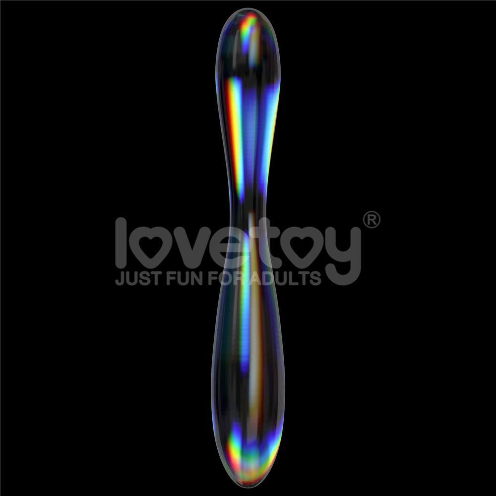 Стеклянный фаллоимитатор "Twilight Gleam Double Delight"