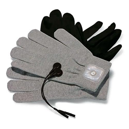 Электростимулирующие перчатки для массажа Mystim Magic Gloves (Ист-к импульсов приобретается отдельно)