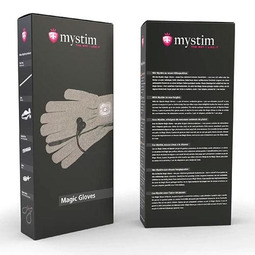 Электростимулирующие перчатки для массажа Mystim Magic Gloves (Ист-к импульсов приобретается отдельно)