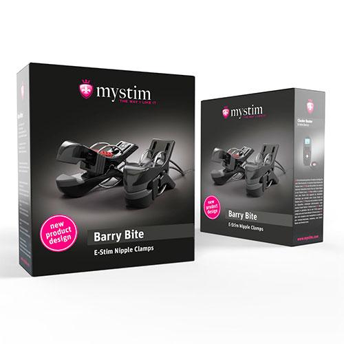 Зажимы на соски с электростимуляцией Mystim Barry Bite (Ист-к импульсов приобретается отдельно)
