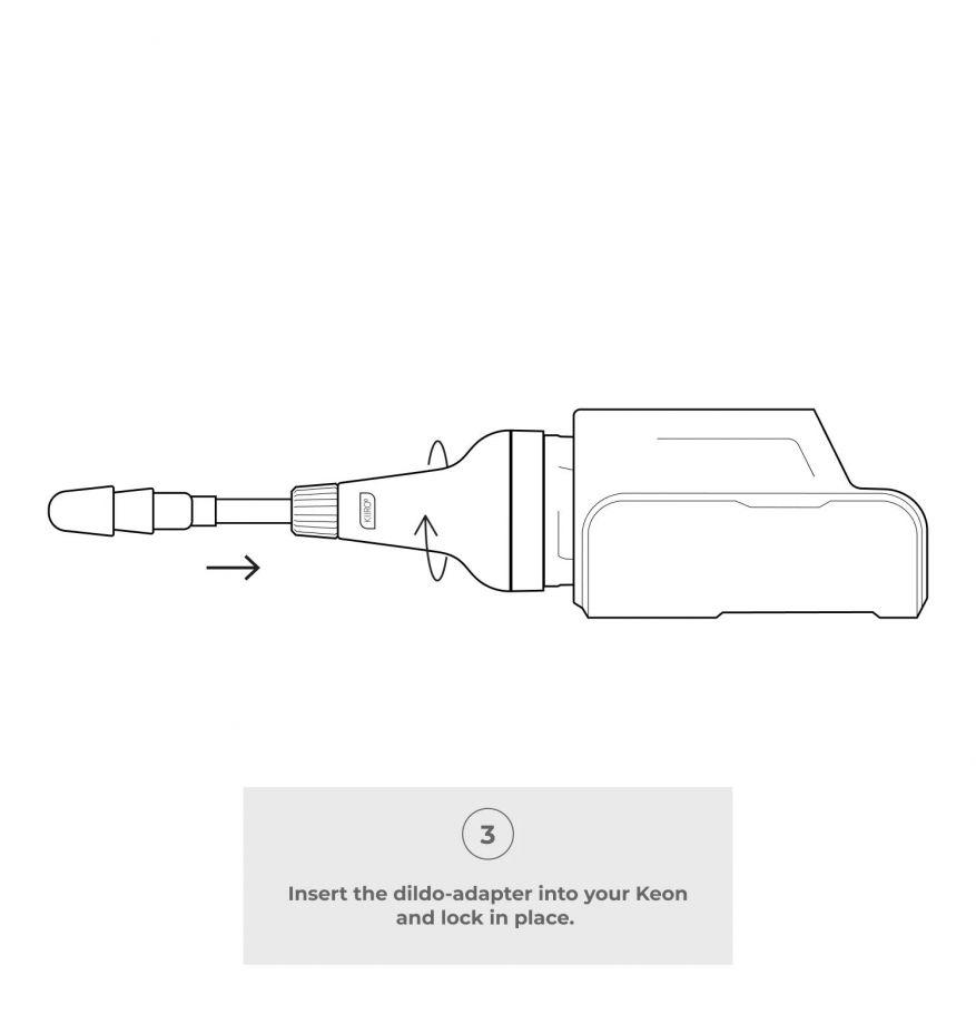 Keon Dildo Adapter - переходник для фаллоимитатора KIIROO