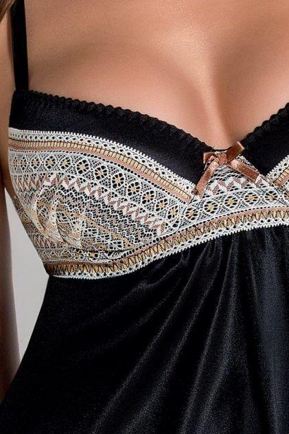 Сорочка DEMI CHEMISE black