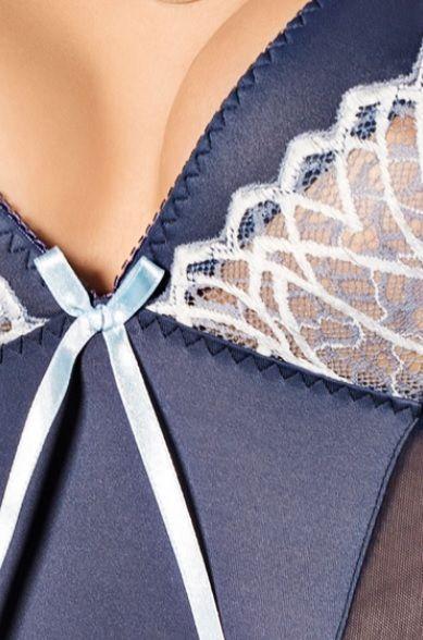 Ночнушка FLEUR CHEMISE navy blue