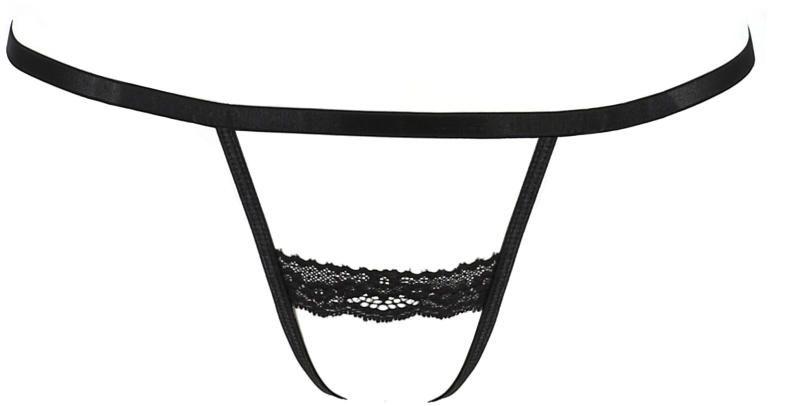 Трусики-стринги SHELLY THONG black