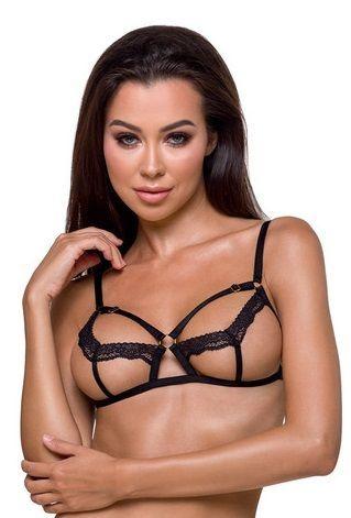 Бюстгальтер с кружевом SOLON BRA black