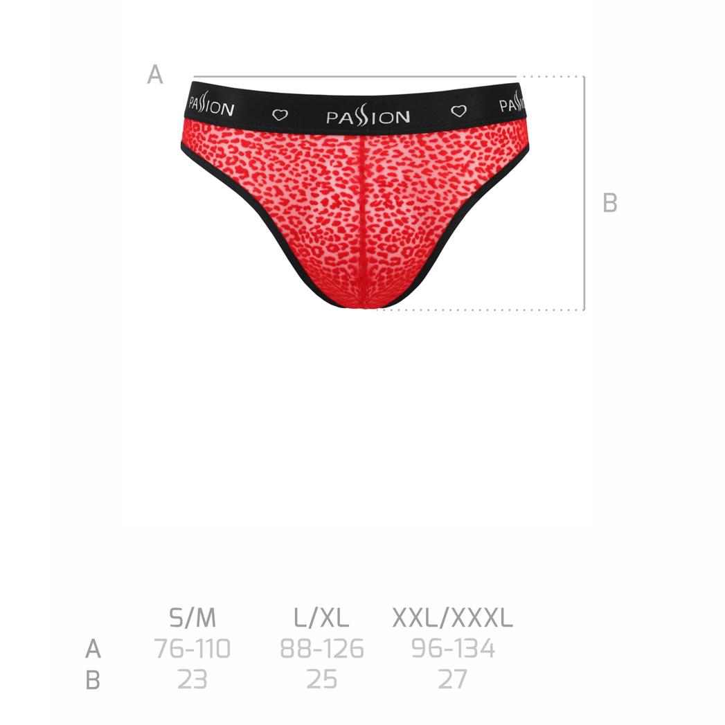 Мужские трусы-слипы Passion 031 SLIP MIKE red