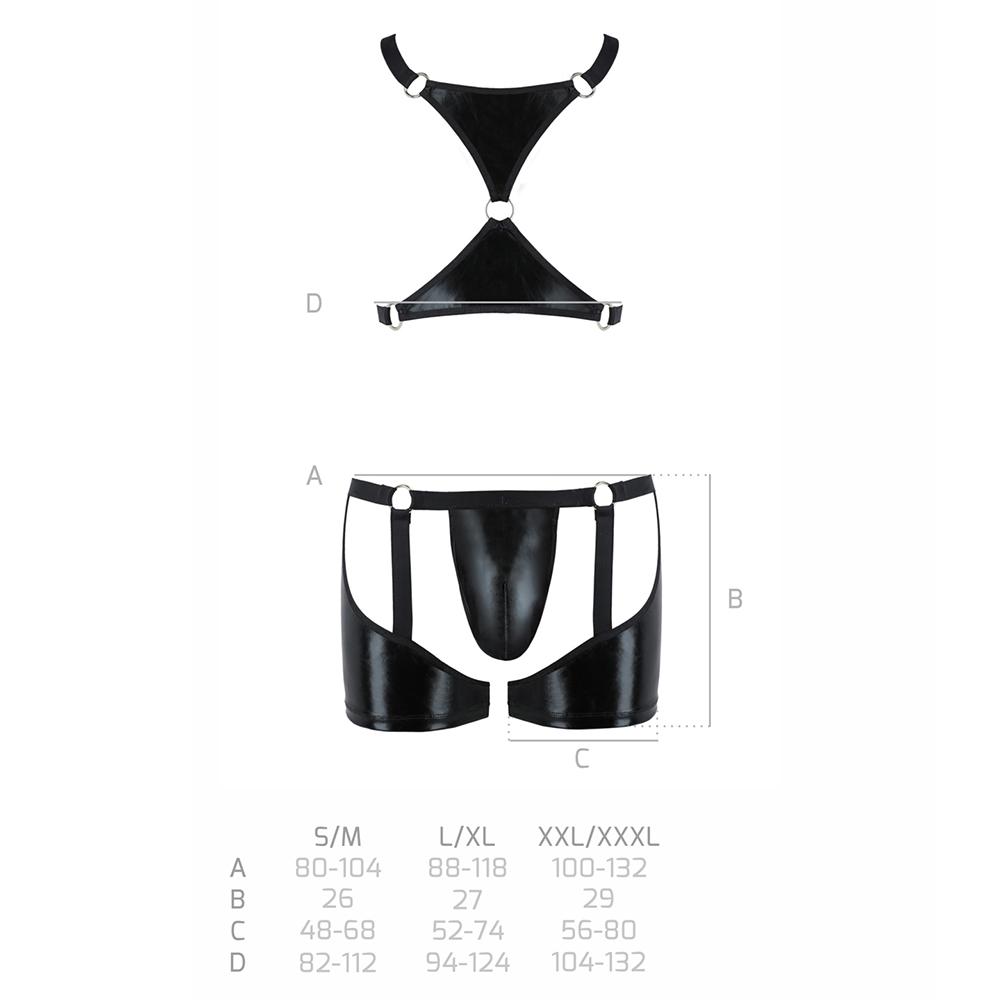 Комплект нижнего белья Passion 047 SET ARON black